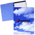 Recycled Full Color Padfolio w/Pen - Cloud/Technology Theme